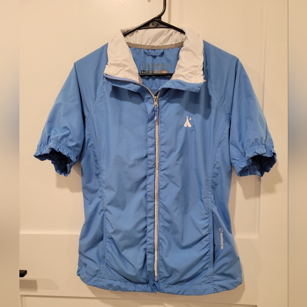 Sunice Blue and White Sport Jacket